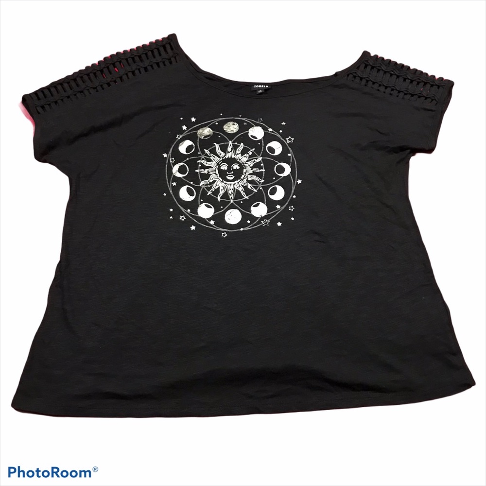 Torrid Moon Short Sleeve Top